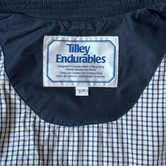 Navy blue Tilley Endurables lightweight jacket - Picture 3 of 7